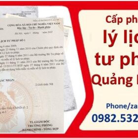 Phiếu lý lịch tư pháp số 1 tại Quảng Nam
