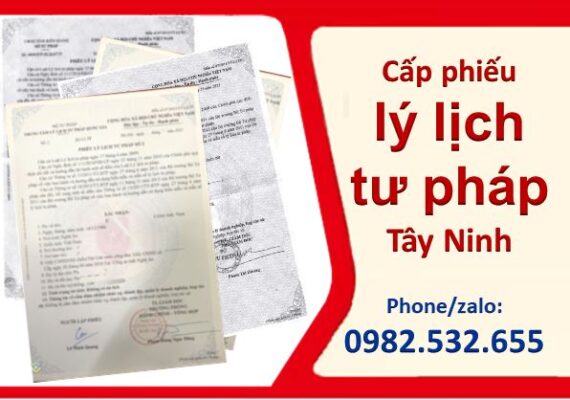 Làm lý lịch tư pháp qua bưu điện Tây Ninh
